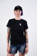 T-Shirt -YOU NEVER KNOW-BLK damski